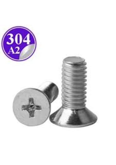 M1.6x3 Mm Yhb İnox Paslanmaz Vida 50 Adet