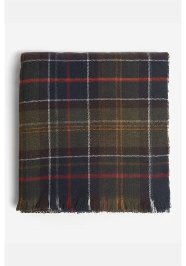 Barbour Montieth Serape Şal Tn11 Classic Tartan - Tn11 Classic Tartan Çok Renkli