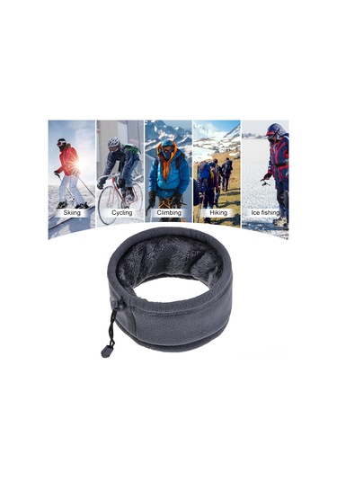 Wezone Kışın Sıcak Tutan Polar Boyunluk - Kırmızı, Bisiklet, Kayak Ve Diğer Açık Hava Aktiviteleri İçin Kırmızı