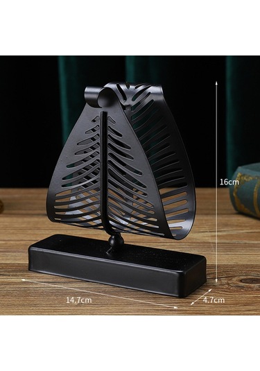 Homyl Peçetelik Tezgah Üstü Mendil Rafı Dikey Metal Kağıt Siyah