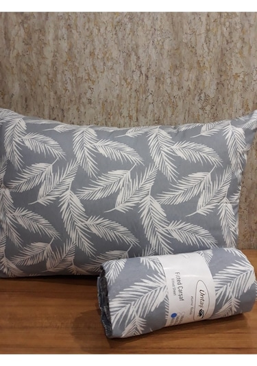 Üntaş Lastikli Tek Kişilik Çarşaf + Yastık Kılıfı Mavi 1 Adet