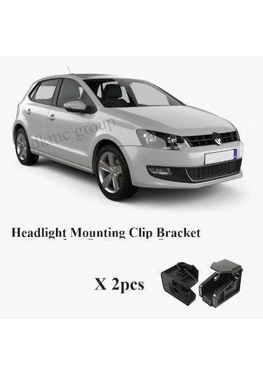 Polo Ön Sağ Far Alt Bağlantı Klipsi Takım 2010 2011 2012 2013 2014 Modeller İçin