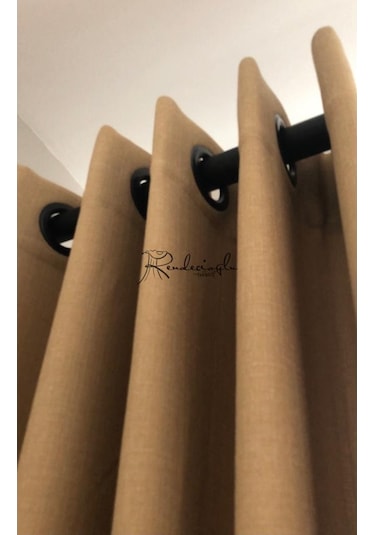 Kapsüllü Kuş Gözü Fon Perde Blackout 23 Renk Seçeneği