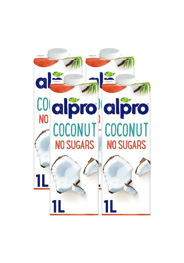 Alpro Şekersiz Hindistan Cevizi Sütü 4 x 1 L