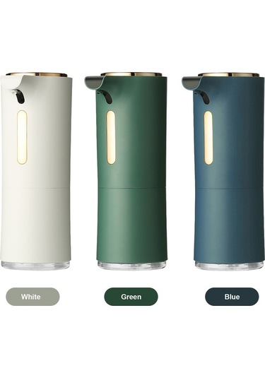 Ulzyvf Otomatik Köpük Sabunluk - Dokunmasız Sensörlü, Usb Şarjlı, Mutfak & Banyo İçin Yeşil Yeşil