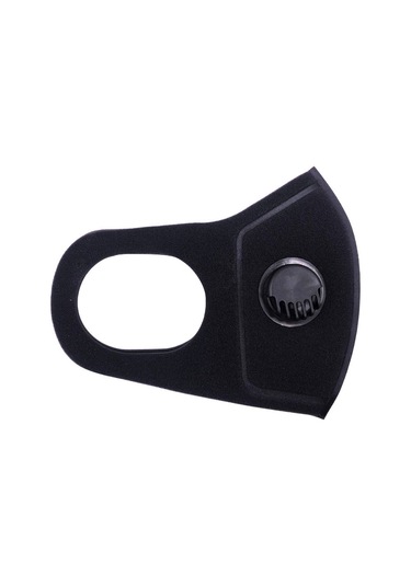 Vkemall Sponge Solunum Klapani Maskesi - Toz Piyango Kuru Havalara Koruma, Islaklastirma Ve Isinma Saglar, Siyah, Yıkama Uygun, 1 Adet