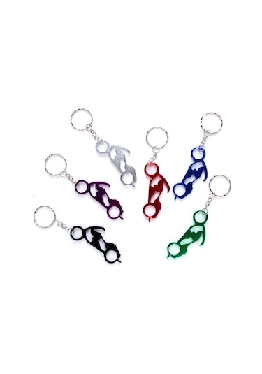 Sones 12 Adet Kişiselleştirilmiş Yaratıcı Sırt Çantası Anahtarlık Küçük Kolye Alüminyum Şişe Açacağı, Stil:motosiklet Diğer