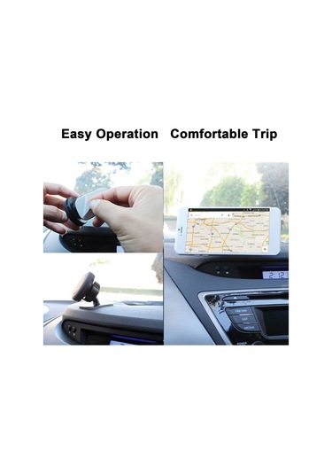 Singree "360 Dönebilen Güçlü Mıknatıslı Araç Telefon Tutucu - Tüm Telefonlar Ve Tabletler İçin"