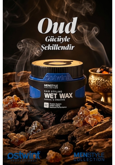 Ostwint Menstyle Collection Profesyonel Saç Şekillendirici Wet Wax 150 ML