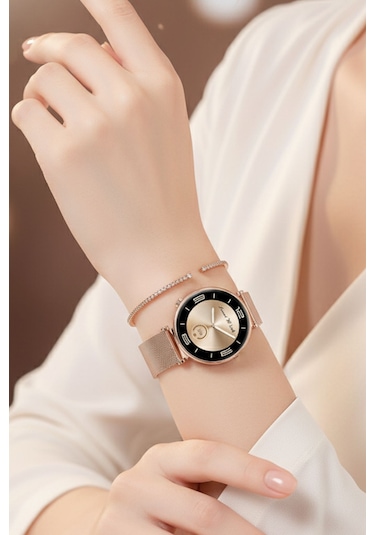 Spovan Papillon Iris Amoled Ekran Nabız Uyku Takibi Sesli Görüşme Akıllı Saat (İthalatçı Garantili)