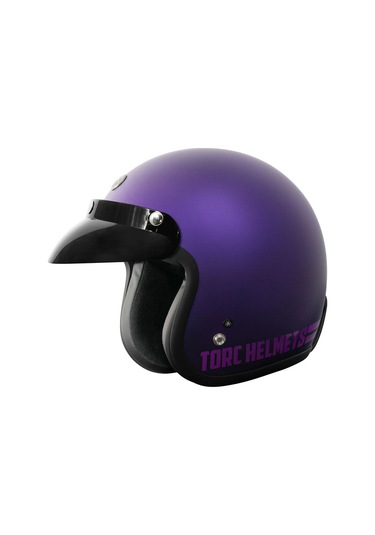 Torc T-50 Del Mar Call Indecent Açık Motosiklet Kaskı Mor