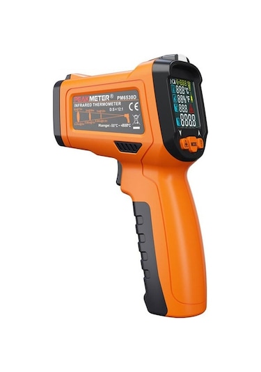 Peakmeter Pm6530D Dijital Infrared Termonetre ve Nem Ölçer