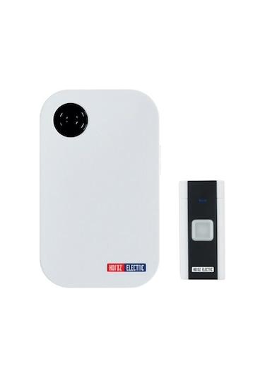 Horoz Next-d 4,5vdc Full Siyah-beyaz Kablosuz Kapı Zili