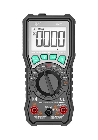 Dayanıklı Çok Fonksiyonlu Multimetre: Büyük Ekran, Otomatik Kapanma, Vfc Ve Kapasite Ölçümü