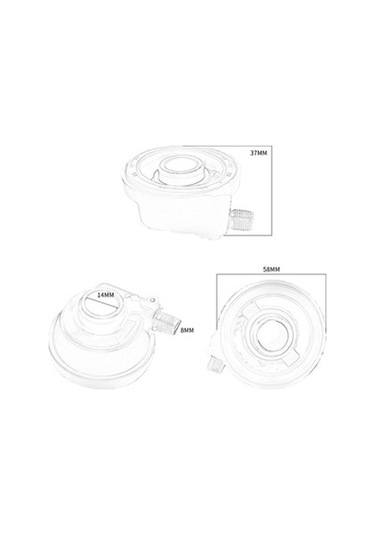 Zcjb Hızölçer Sürücü Siyah Yüksek Performans Çap 58mm