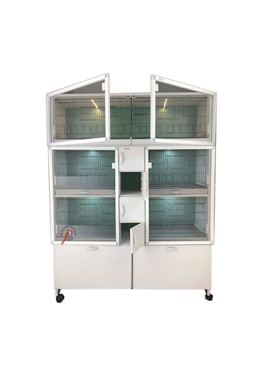 İstanbul Kafes Model 6Dys Pvc Kuş Dolabı