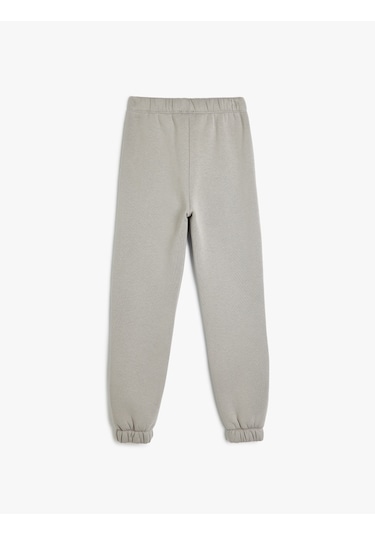 Koton Beli Lastikli Basic Jogger Eşofman Altı Gri 5wkg40329ak Gri