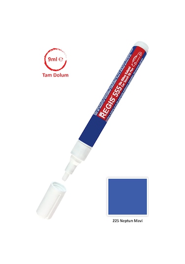 Oto Tam Örtücü Rötüş Kalemleri Opel 225 Neptun Mavi Met Çizik Giderici Oto-11977