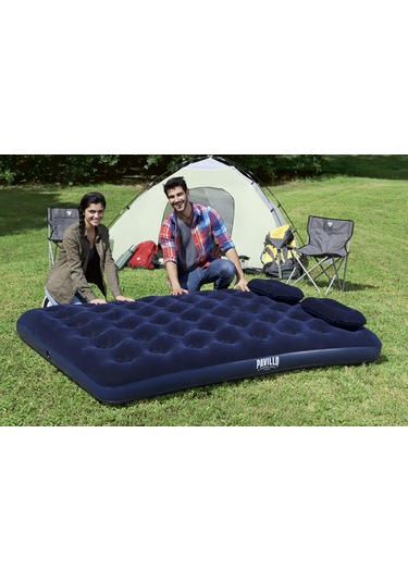 Bestway Şişme Yatak Yastık ve El Pompalı 203x152x22 - 67374