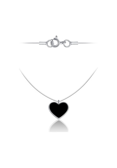 Lucente Balıkçılık İpi Kolye Kalp 925 Ayar Gümüş 327293797 Gümüş