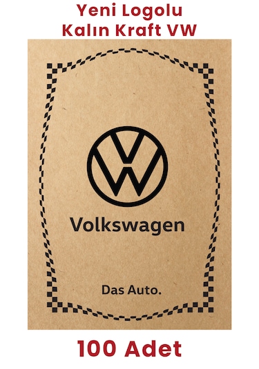 Kraft 120gr Volkswagen Oto Paspas Kağıdı 100 Adet - 35x50cm