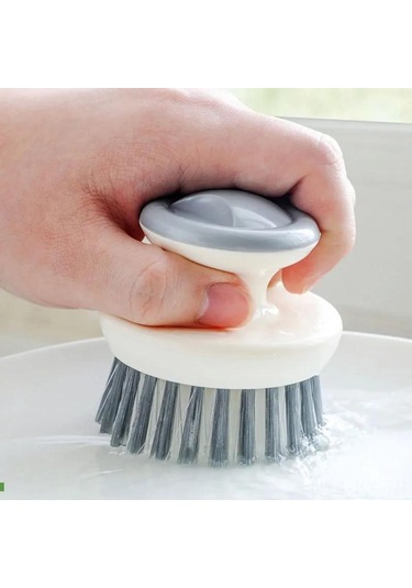 Kangvka Ev Kullanıma Uygun Leke Kaldıran, Tencere/bardak Yıkayan Ve Ocak Temizleyen Çok Fonksiyonlu Mutfak Temizlik Fırça Seti 1 Adet Tencere Fırçası