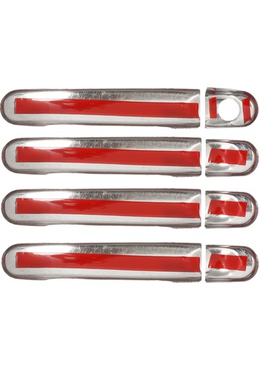 Volkswagen Transporter T5 Uyumlu 2003-2015 Krom Kapı Kolu 4 Kapı Paslanmaz Çelik