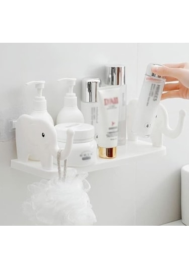 Fil Desenli Yapışkanlı Çok Amaçlı Raf