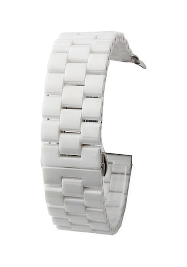 Apple Uyumlu  Watch Seri 42/44 MM Kol Seramik Metal Kordon (522684028)