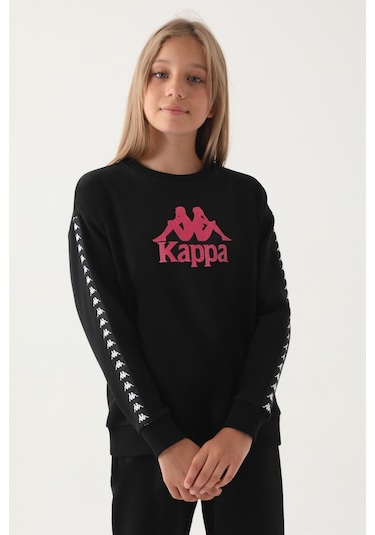 Kappa Kız Çocuk Siyah Sweatshirt 5274-41917 Siyah