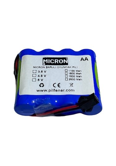 Micron 4.8v 1800mah Aa Uzaktan Kumandalı Şarjlı Araba Pili (Batarya)