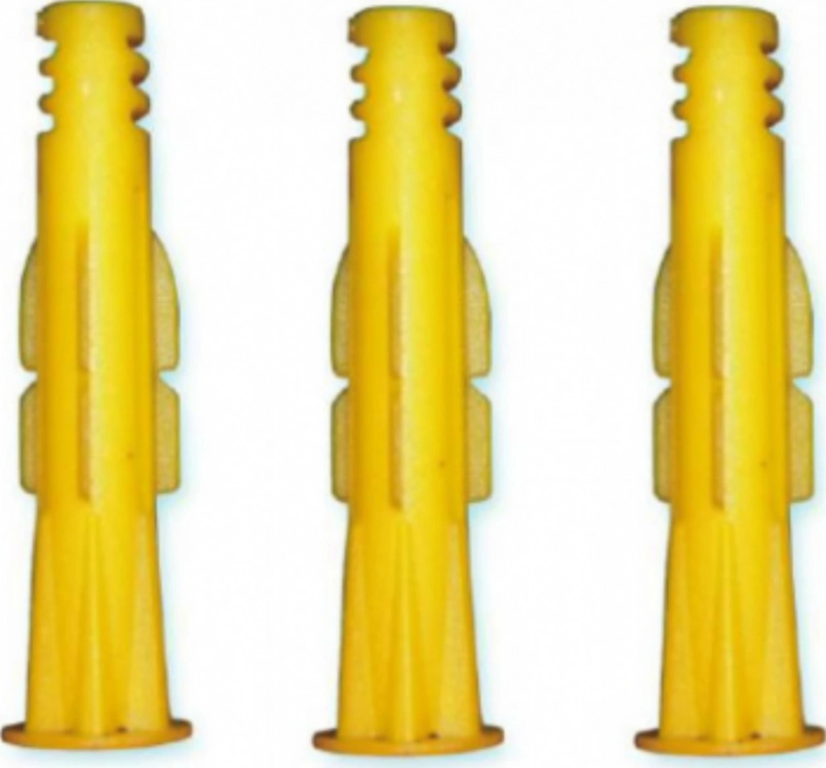 10mm Roket Dübel Profesyonel 10mm Plastik Sarı Dübel 10 60 100 Adet -