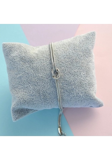İki Sıralı Çelik Bileklik Unisex Bbf Hediyelik Sevgiliye Gümüş