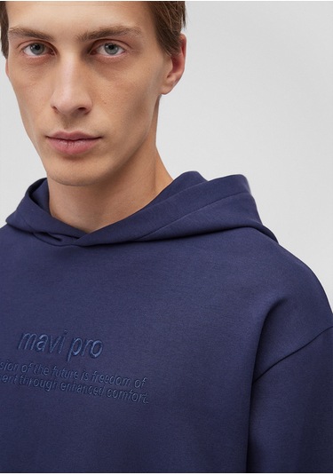 Mavi - Kapüşonlu Lacivert Sweatshirt 0s10288-84371 Lacivert