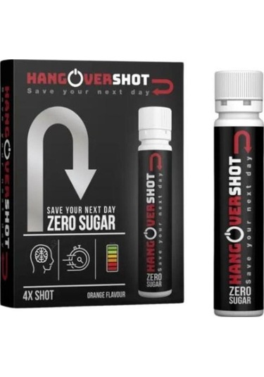 Hangovershot Zero Sugar 4 x 25 ML