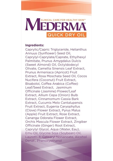 Mederma Quick Dry Oil 60 ML