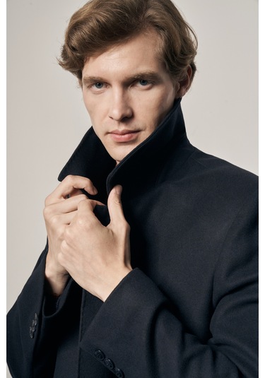 Koyu Lacivert 115 Cm Kaşe Polo Yaka Düz Esnek Garnisiz-biyesiz Comfort Fit Palto 1005245150 Koyu Lacivert Koyu Lacivert 115 Cm Kaşe Polo Yaka Düz Esnek Garnisiz-biyesiz Comfort Fit Palto 1005245150 Koyu Lacivert