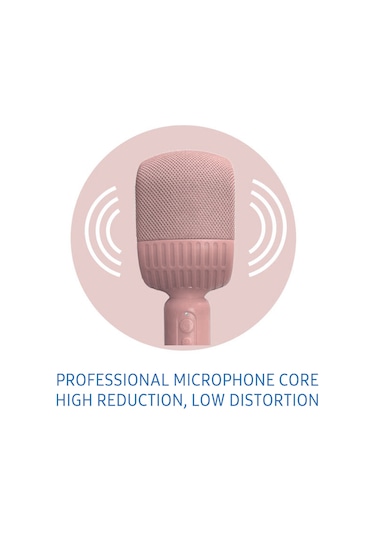 Ruicoo Kablosuz Bluetooth Mikrofon Hoparlör Zx-500 - Usb Şarjlı, Yüksek Ses Kalitesi, Kareoke Ve Kayıt İçin