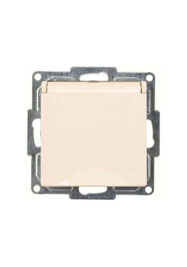 Günsan Visage Krem Kapaklı Topraklı Priz Mekanizma