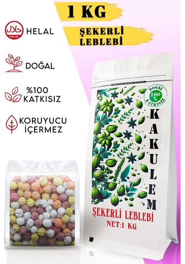 Kakulem Renkli Şekerli Leblebi 1 KG