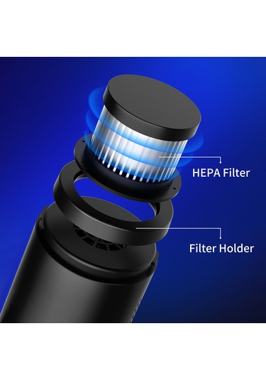 Qingmipy Ev Ve Araba Kullanıma Uygun 120w Usb Şarjlı Mini Eldivenli Süpürge - 6000pa Güçlü Emme, 2 Farklı Fırça Ucu Ve Yıkama Eliyebilen Hepa Filtre