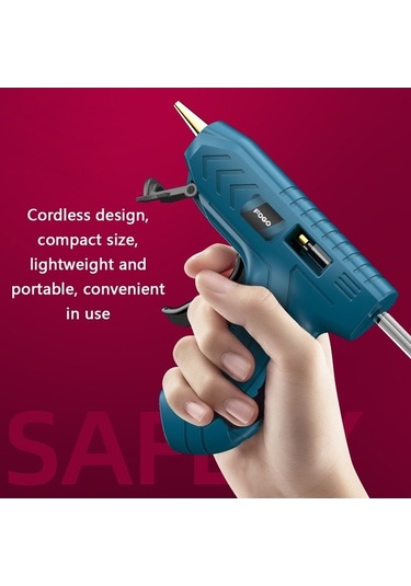 Pazly Profesyonel Kablosuz Sıcak Tutkal Makinesi - Usb Şarjlı El Sanatları Dıy Tamir Seti