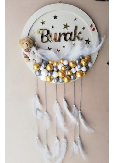Ahşap Bebek-Hastahane Odası -Doğum Odası-Kapısüsü-Bebek Kapı Süsü