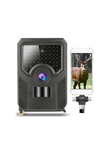 12mp 1080p Avcılık Kamerası 32gb Microsd Hediye, Pır Sensörlü 65ft Kızılötesi Gece Görüşü, Açık Hava Ve Yaban Hayatı İzleme İçin Siyah Siyah