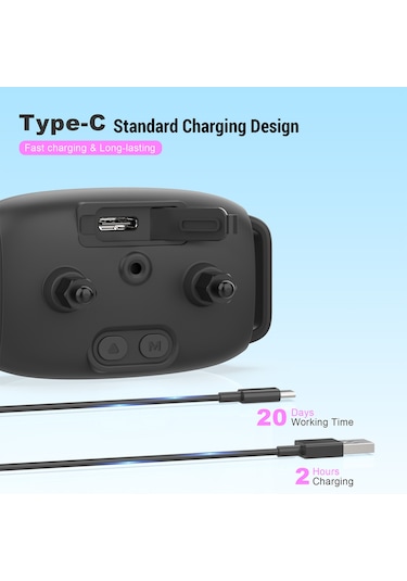 Geeksen Lcd Ekranlı Havlama Tasması Akıllı Şarj Edilebilir Havlama Önleyici