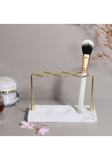 Willowhaven 18cm Paslanmaz Çelik Diş Fırçası Tutucusu & Diş Macunu Standı 2 Adet Beyaz Gri