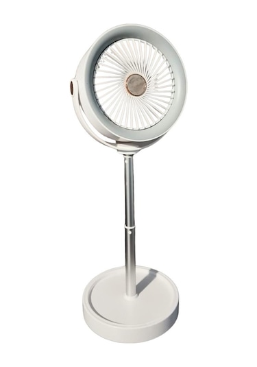 Bigmate Masa Tipi Midi Fan Taşınabilir Şarjlı Kademeli Hız Ve Yükseklik Ayarı Ys2298b