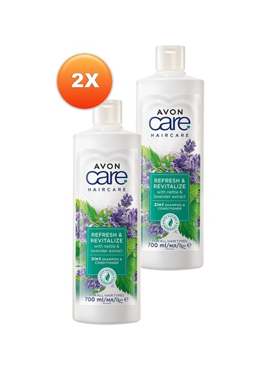 Avon Care Isırgan Otu Ve Lavanta Özleri Içeren Şampuan Ve Saç Kremi 700 Ml. İkili Set