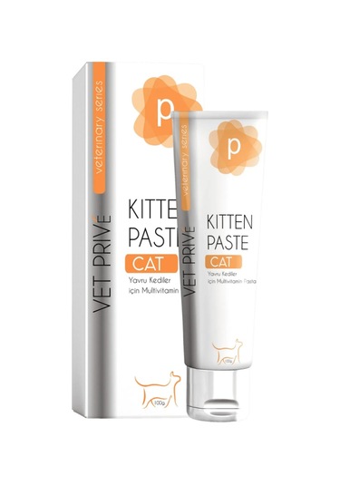 Vet Prive Kitten Paste Yavru Kediler İçin Multivitamin Pasta 100 G