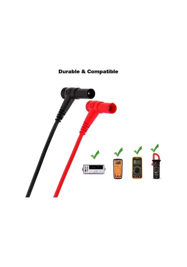 Funtree 1000v 20a 10a Dijital Multimetre Test Probu, Universal Klipsli Feeler Set